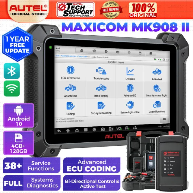 Autel MaxiCOM MK908 II MS908 PROFI OBD2 Diagnosegerät ECU Key Programmier IMMO