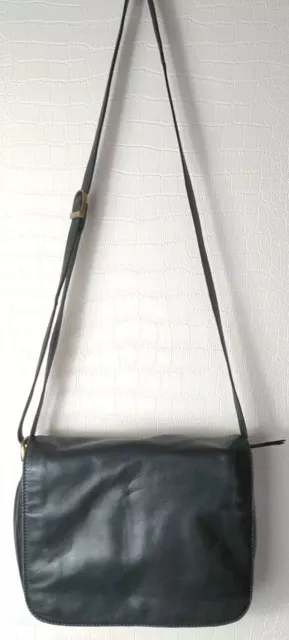 LADIES JOBIS LEATHER Sling Shoulder Handbag Bag Black 12.00 PicClick UK
