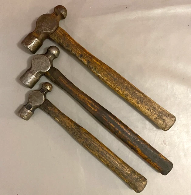 2X BLUEPOINT BY Snap On Tools BallPeen 24oz & 32oz Hammers Set + One