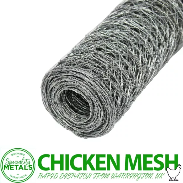 High-Quality 25mm  Galvanised Chicken Wire Netting Rabbit Mesh