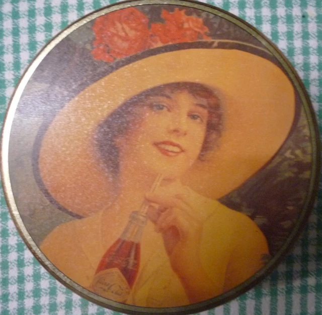 Boîte vintage ronde Coca-Cola en Métal - Rangement cuisine