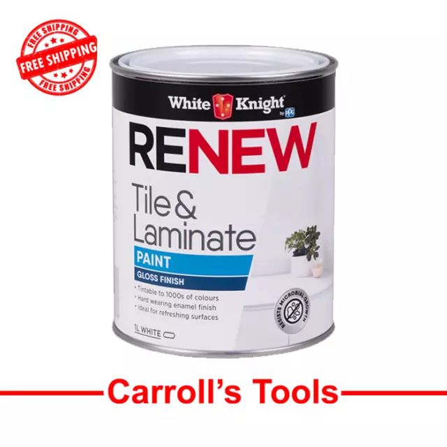 White Knight 1L White Renew Tile And Laminate Paint