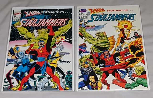 X-Men Spotlight On Starjammers #1-2 Complete Set Marvel Comics 1990