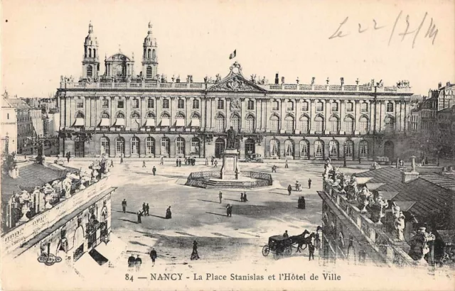 CPA 54 - Nancy - Place Stanislas And Hotel De City