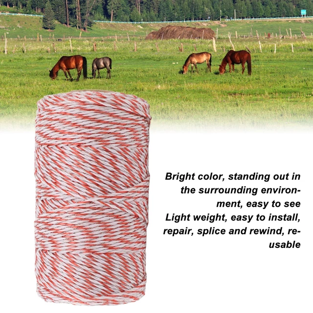 Electric Fence Polywire Rope Strong Conductivity Corrosion Resistance US