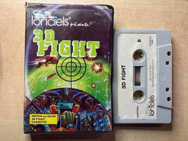 Jeu Amstrad CPC 464 - 3D FIGHT - Loriciels - Action Aventure - Bon état