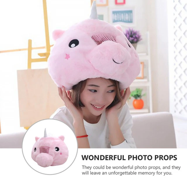 Animal Head M-ask Winter Party Hats Headgear Roleplay Costume Cartoon 6