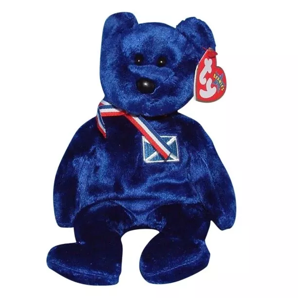 Ty Beanie Baby-SCOTLAND THE BEAR 8.5" UK EXCLUSIVE New MWMT's