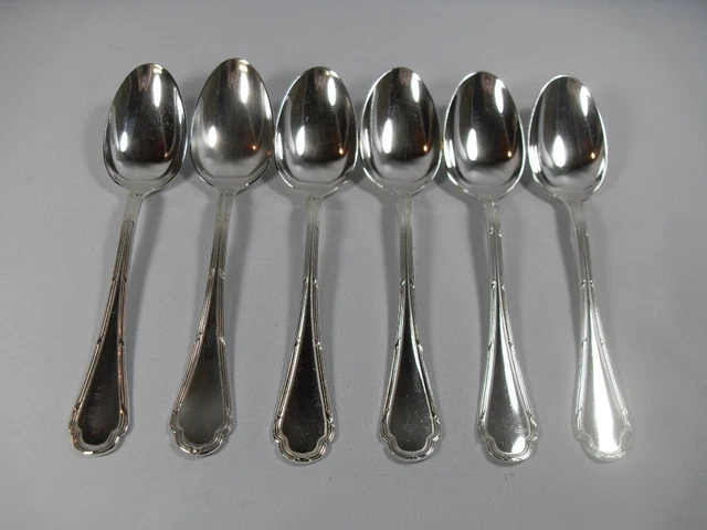 Lot De 12 Cuillères à Café Métal Argenté Ercuis – Modèle Fontenoy