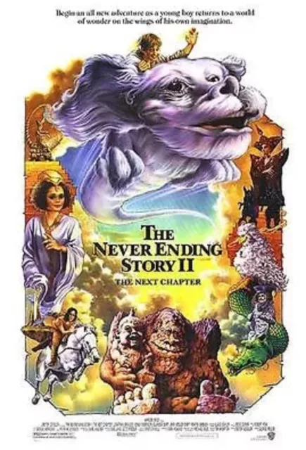 THE NEVER ENDING STORY 2 1991 Original DS 2 Sided One Sheet 27x40" Movie Poster