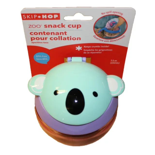 Skip Hop Zoo Collation Tasse Koala Enfants Alimentation Stockage Pot Bain Âge