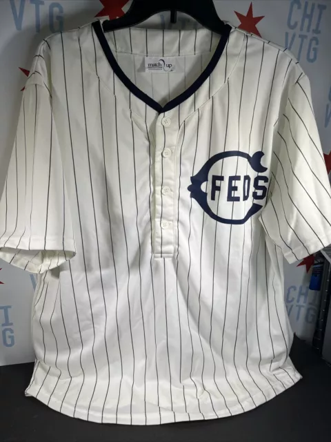 Men's Chicago Cubs Feds 1914 Jersey Wrigley Field 100th Anniversary Jersey  XL