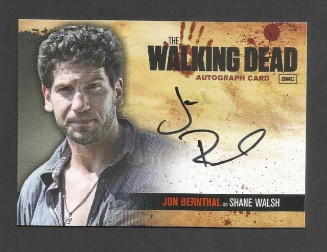 A2 The Walking Dead Season 1 Autograph Card Jon Bernthal Shane Walsh Horror