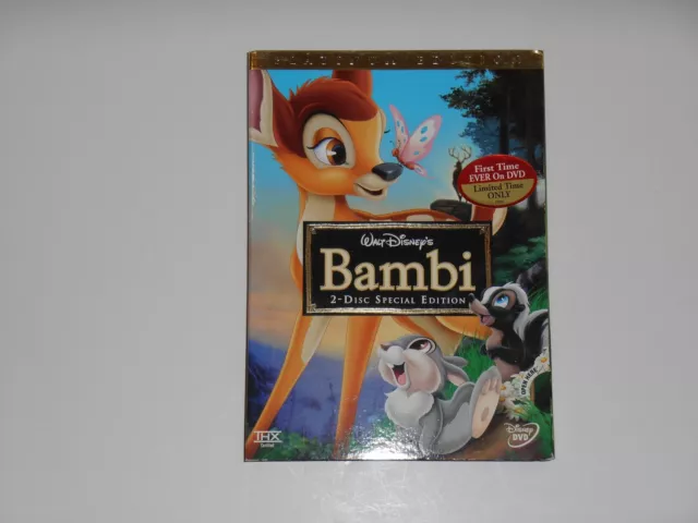 New Sealed Walt Disneys BAMBI 2 Disc Platinum Edition DVD + Slipcover 2005 Movie