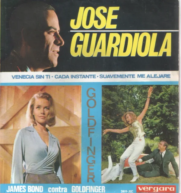 JAMES BOND EP Spain 1965 JOSE GUARDIOLA Goldfinger +3 ( In Spanish )