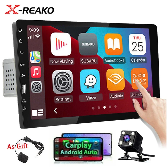 9" Single 1Din Car Radio Stereo Carplay/Android Auto FM Touch Screen MP5 Player
