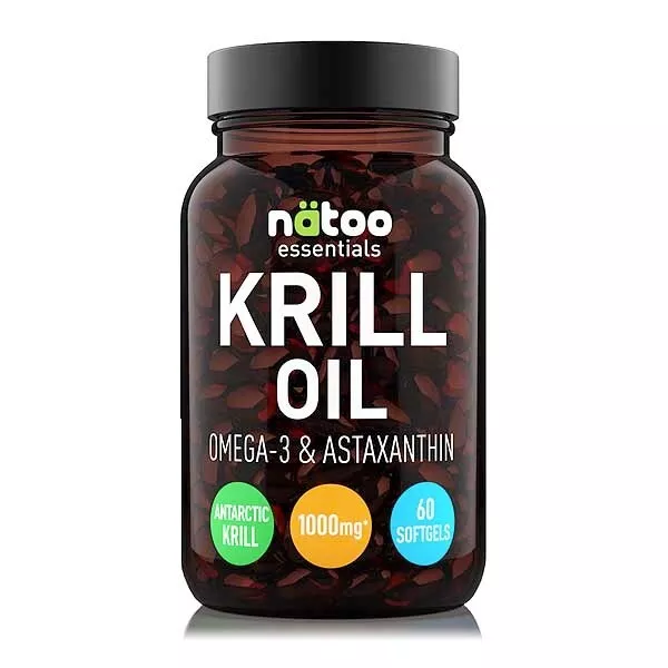 Krill Oil - Natoo. Integratore alimentare di olio di krill in perle. Omega 3