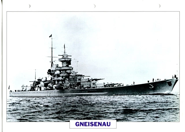 Lot De 3 Cartes Postales 1930 - Navires De Guerre Prince Eugen, Gneisenau