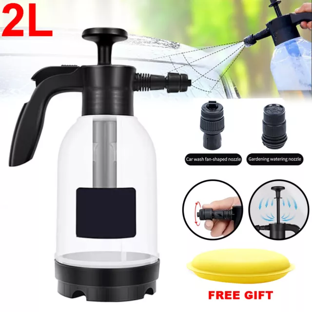 2.0L Snow Foam Washer Gun Car Wash Soap Lance Spray Pressure Fit Car Wash Foam