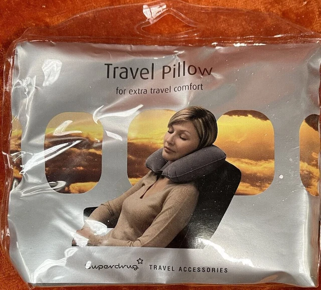 inflatable travel pillow. superdrug travel accessories. RL86