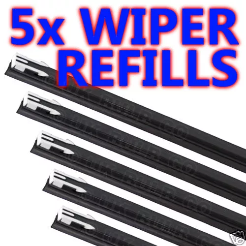 5x Wiper Blade Refills Daewoo Nexia Nubira Tacuma Rezzo