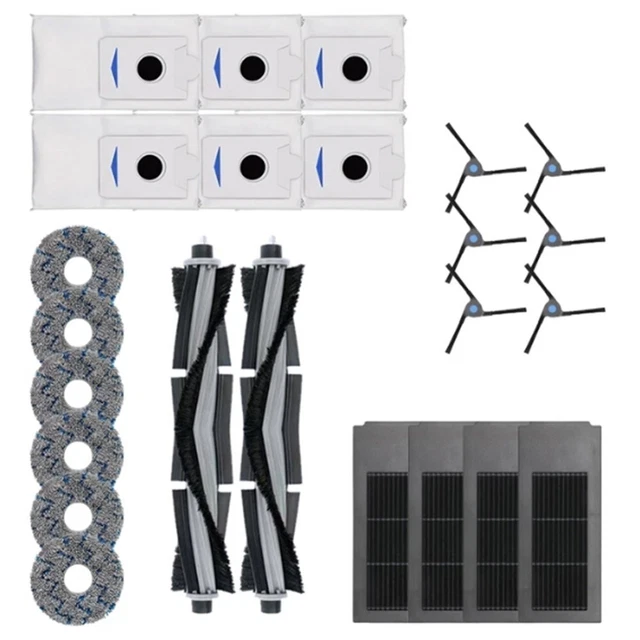 Kit Ricambio Panno Microfibra Per Robot Aspirapolvere 1C – 1 Pezzo, Lavabile E Riutilizzabile (31,2 X 12,6 Cm)