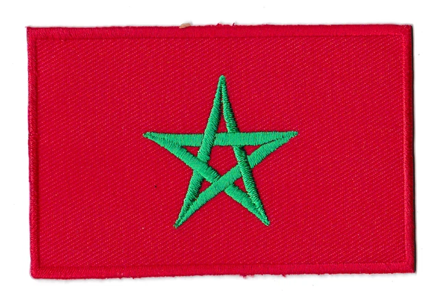 Écusson thermocollant drapeau du Sénégal - Emblème militaire - Bordure rouge #12