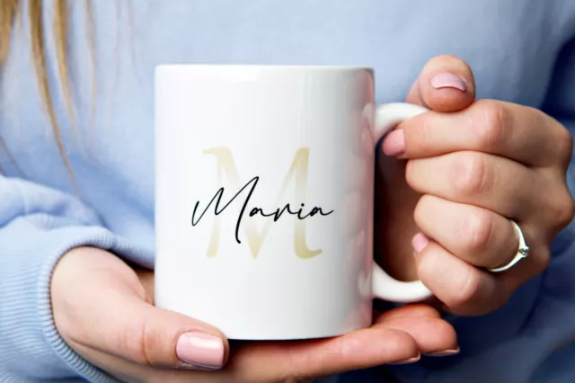 Keramik Tasse mit Name Becher personalisiertes Geschenk Kaffee Tee 325ml Design