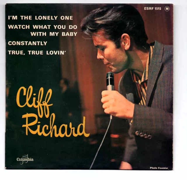 Ep 45 Tours Cliff Richard I'm The Lonely One 1964 France Columbia Esrf 1515 - 7"