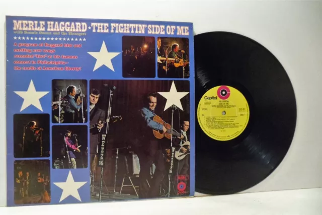 MERLE HAGGARD, BONNIE OWENS the fightin side of me LP EX/VG+, E-ST 451 ...
