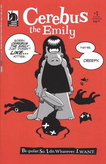 Cih Presents Cerebus Emily One Shot Vf/Nm 2022 Aardvark Vanaheim Hohc