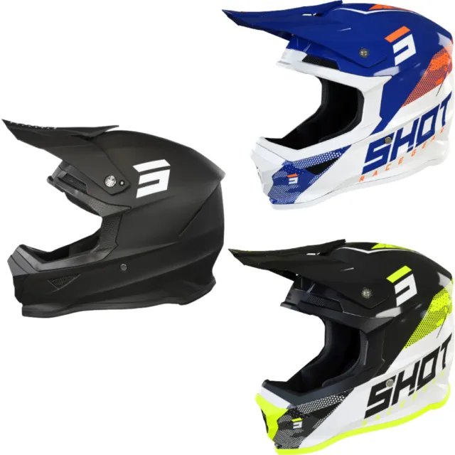 Motocross Helmet SHOT 2023 FURIOUS Off Road Motorbike Enduro ATV ACU Gold