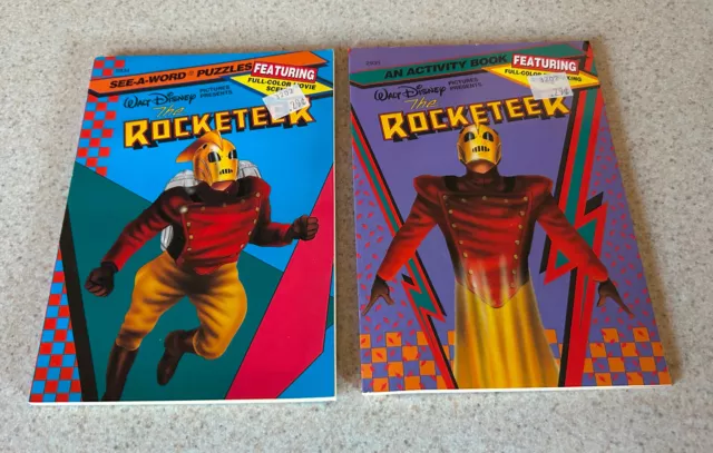 The ROCKETEER (1991 Golden) -- Activity + Puzzle + Movie + Poster Book -- Set