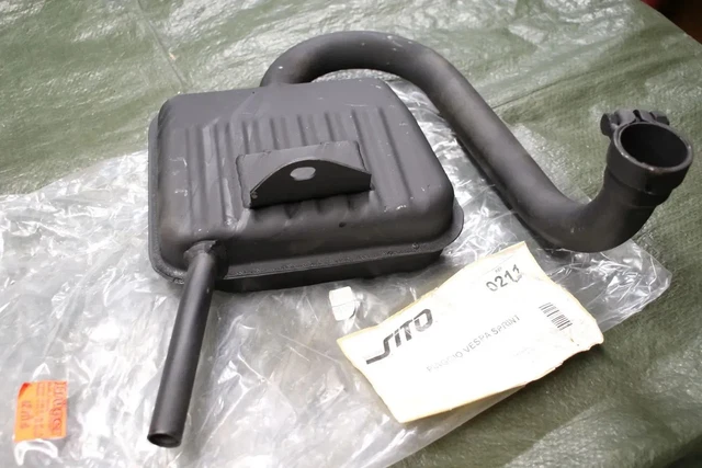 Original SITO Auspuff Für Vespa | Homologiert Für 50 L/N/R, 50S, 125 Primavera | Direktersatz Mit Zulassung