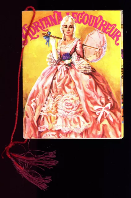 calendarietto da barbiere ADRIANA LECOUVREUR 1973