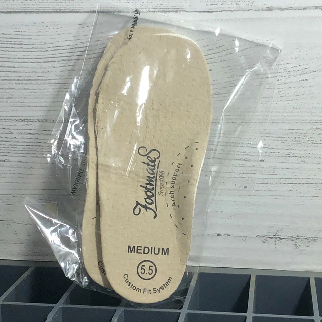 Plantillas Footmates Arch Supports talla 5.5 ¡Nuevas! Sistema de ajuste personalizado