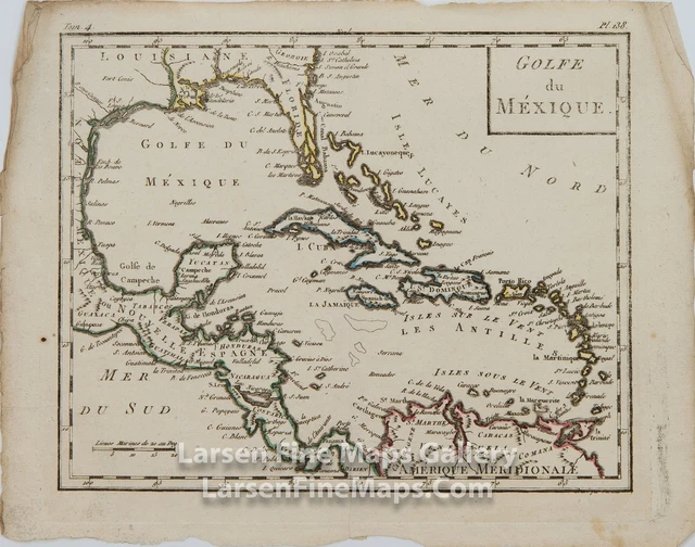 RARE MAP GULF of Mexico Florida - Rare Map Gulf Of Mexico Florida West Indies.webp