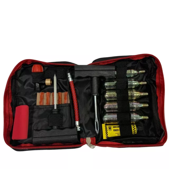 Emergency Motorcycle Car Van Puncture Repair Kit Tyre Plug Tubeless Flat Tire