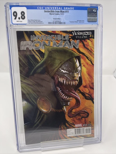 Invincible Iron Man #11 CGC 9.8 Adi Granov Venomized Villains Varient Dr. Doom