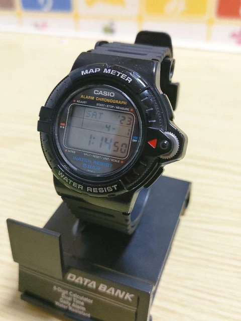 Vintage 1985 Casio Map-100 Digital Watch