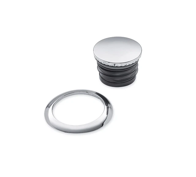 Kuryakyn Chrome Flush Mount Pop-Up Gas Cap - 7178 For Select Harley