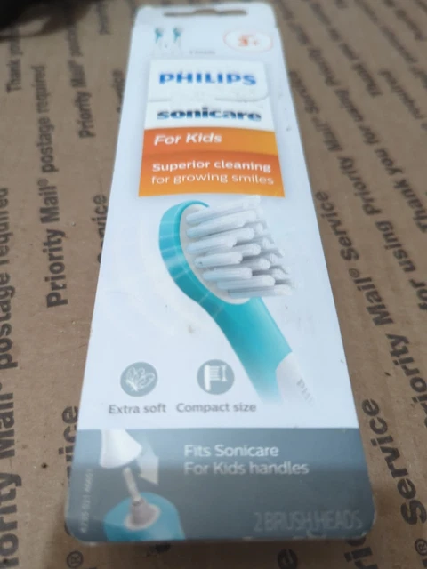Cabezales de cepillo de dientes de repuesto para niños Philips Sonicare HX6032/94 - Paquete de 2
