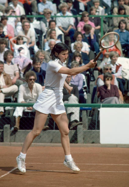 OLGA MOROZOVA OF the Soviet Union in action against Billie Jean K - Old ...