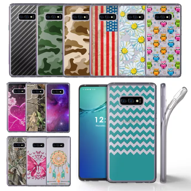 Flexible Soft Skin Gel Case TPU Slim Lightweight Cover for Samsung Galaxy S10e