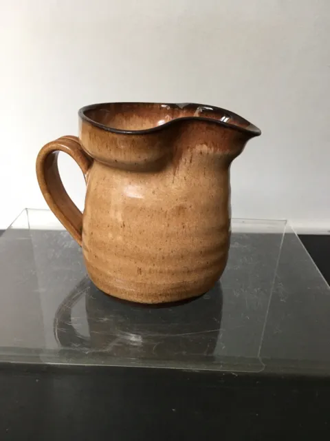 Studio Pottery Jug from Cumbria Potteries. Light Sandy Colour. Height 3.5ins.