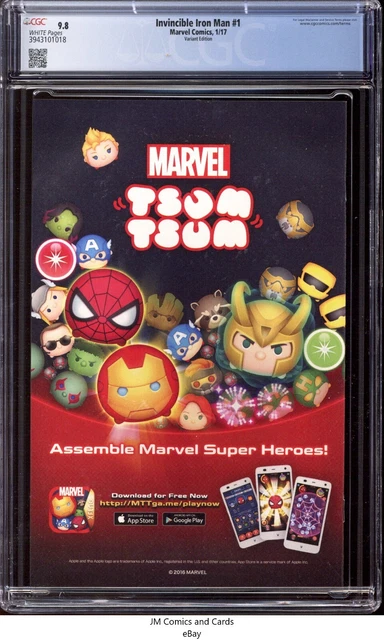 Invincible Iron Man #1 2017 CGC 9.8 wp Hip Hop Missy Elliott Cover Homage 2