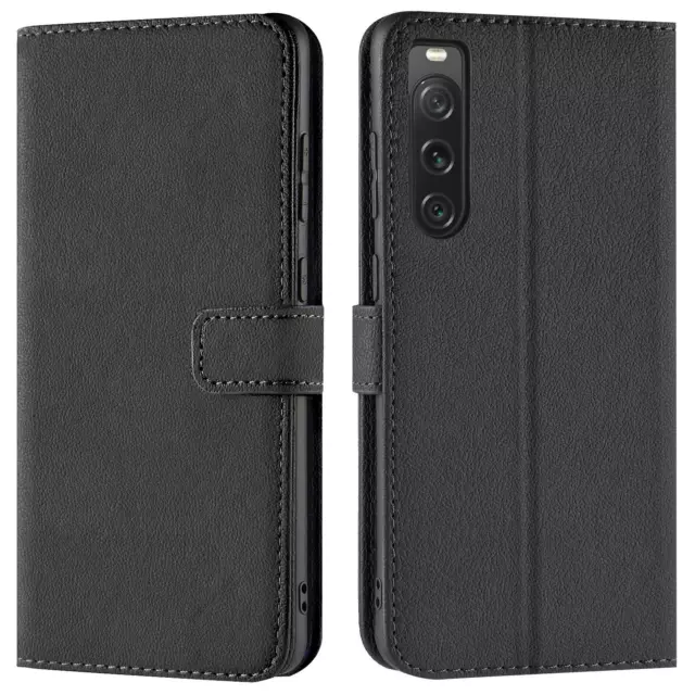 Schutz Hülle für Sony Xperia 10 V Handy Klapp Tasche Book Cover Flip Case Etui
