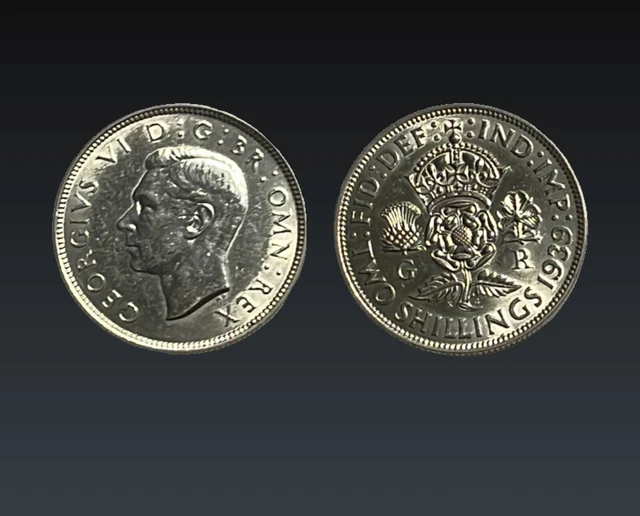 1939 UK Great Britain Florin Coin
