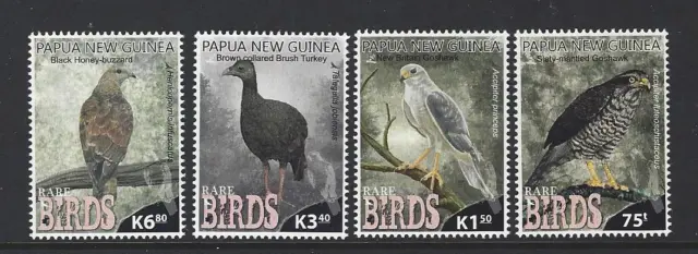 Papua New Guinea 2017 Oiseaux Ensemble De 4 non Montés Excellent État , MNH