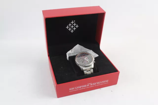Bradford exchange red online arrows watch